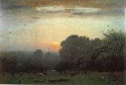 George Inness Morgen Germany oil painting artist